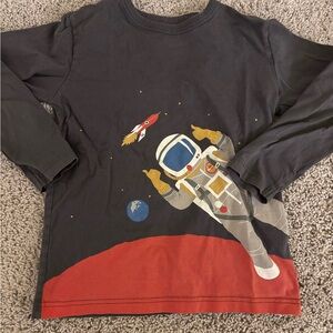 Astronaut mini Boden shirt, excellent condition